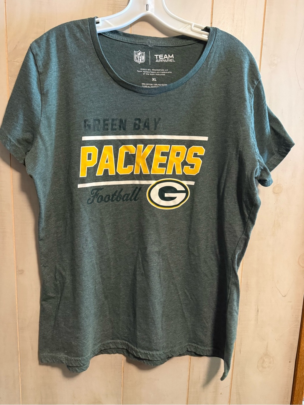Team Apparel Heather Green Packers Fan Tee - Green & Dark Green